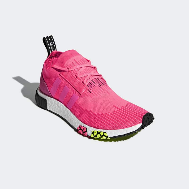 Adidas nmd racer primeknit trace pink best sale